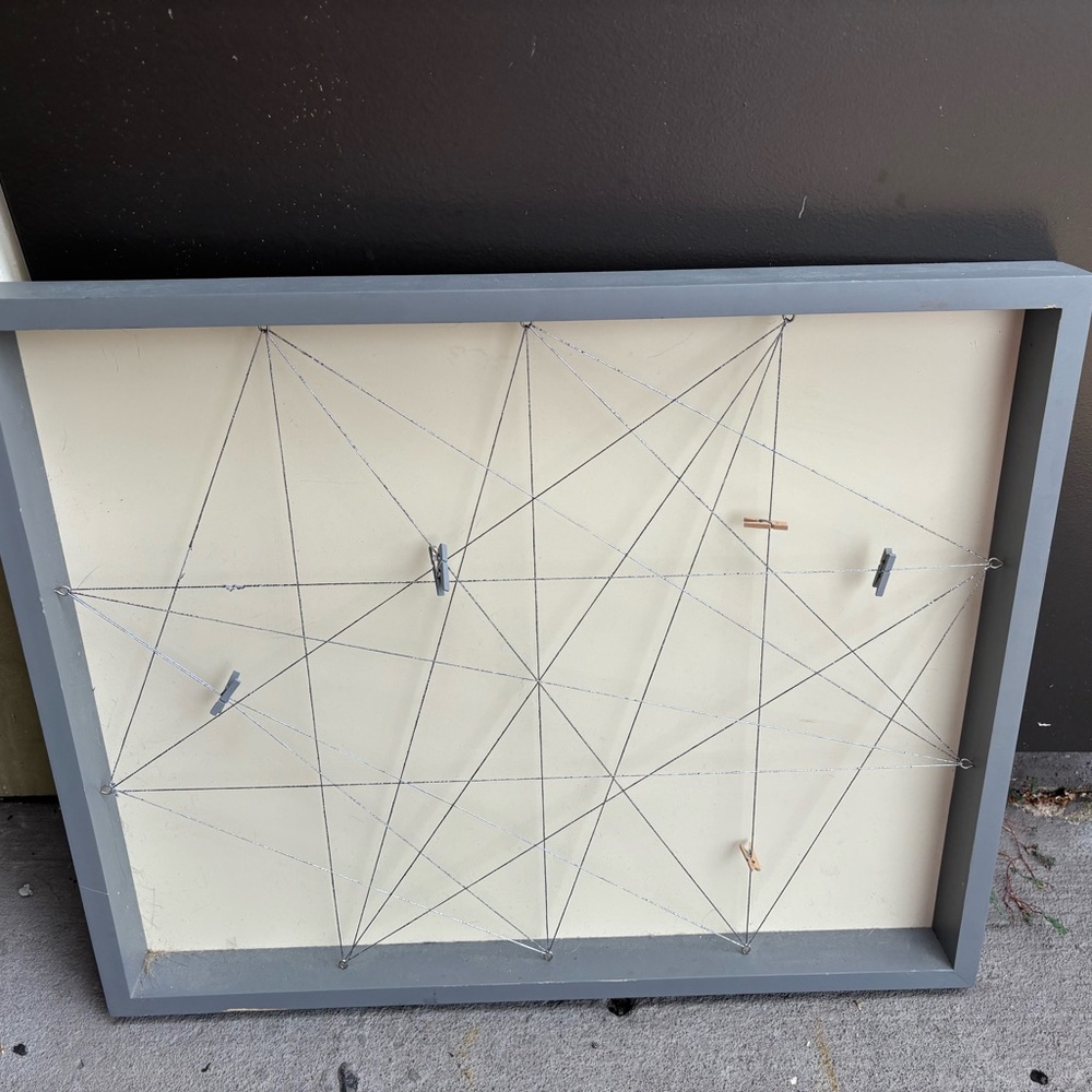 Primitives by Kathy Gray String Art Frame